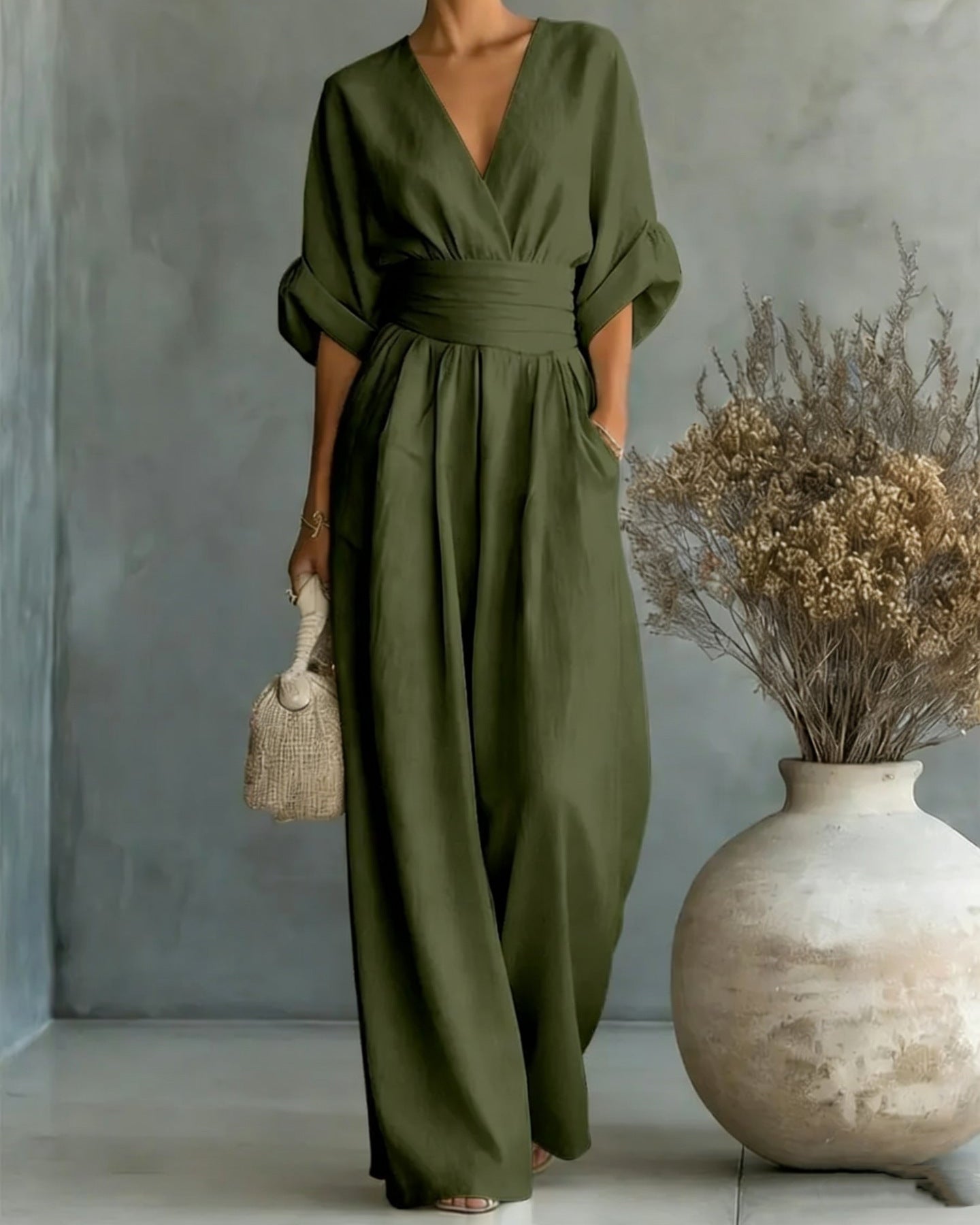 LORENA Vestido Elegante Fluido